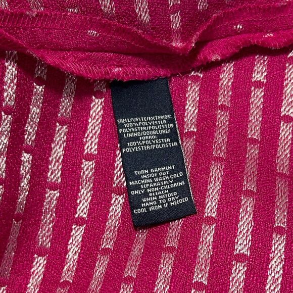 AMERICAN LIVING Women Fuchsia Silver Sleeveless Fit and Flare A-line Dress Sz 6 - Picture 14 of 15